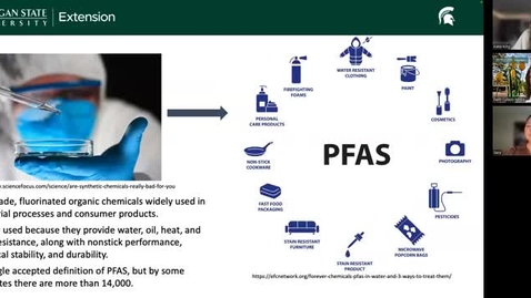 Thumbnail for PFAS in Crops- 2026 Webinar Series
