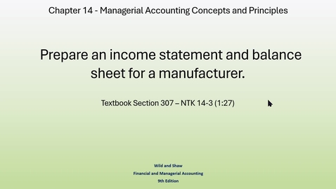 Thumbnail for ACC 202 - CH 14 - Procedure 1