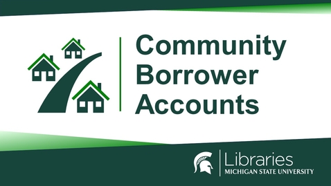 Thumbnail for Community Borrower Accounts