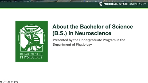 Thumbnail for About the Bachelor of Science in Neuroscience at Michigan State University