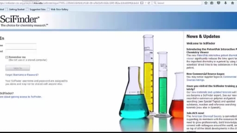 Thumbnail for Part 1: SciFinder Registration &amp; Access