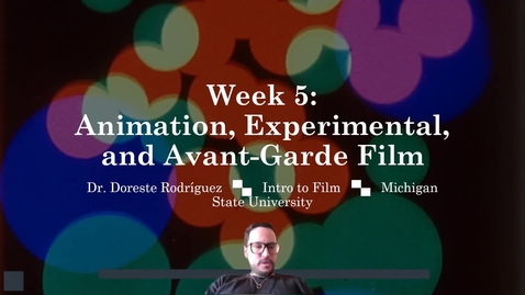 Thumbnail for Week 5 Animated and Experimental Film