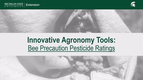 Thumbnail for Innovative Agronomy Tools: Bee Pesticide Ratings