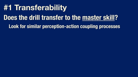 Thumbnail for Kin868 - Mod4 - Five Criteria for Drills - Part 2