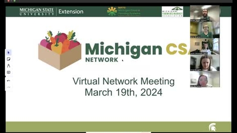 Thumbnail for March 19th, 2024 - MI CSA Network Virtual Meeting on Farm Labor