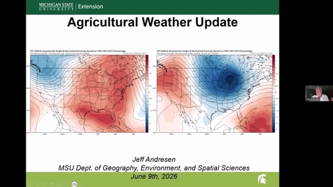 Thumbnail for Agricultural Weather Outlook for June 9, 2026