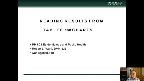 Thumbnail for Module 6 - Reading Results from Tables and Charts - Lecture