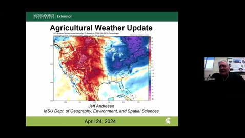 Thumbnail for Agricultural Weather Update - April 24, 2024