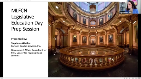 Thumbnail for Advocacy 101 with Stephanie Glidden. - Clip of Feb 20, 2025 MLFCN Monthly Call