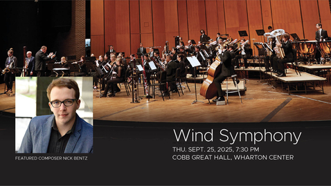 Thumbnail for MSU Wind Symphony | September 25, 2025, 7:30 PM