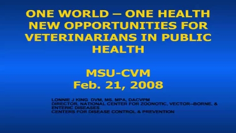 Thumbnail for HM852OneWorldOneHealth