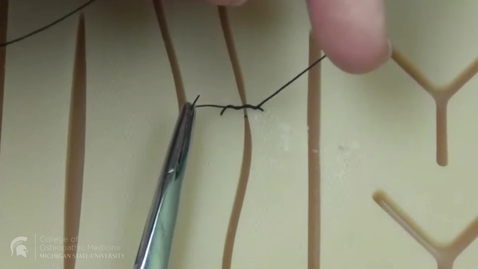 Thumbnail for Instrument Tie RH suture