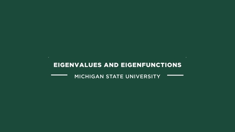 Thumbnail for ME 800 Eigenvalues and Eigenfunctions