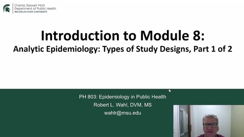 Thumbnail for PH 803 Module 8 Introduction