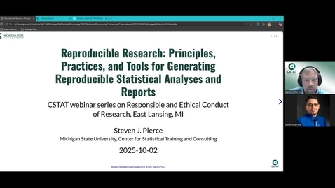Thumbnail for CSTAT 2025 Fall Semester - Reproducible Research
