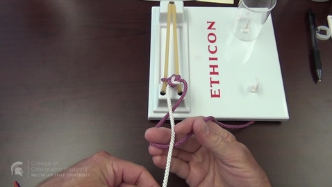 Thumbnail for One Handed Tie RH suture