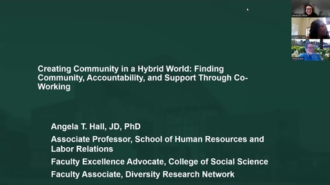 Thumbnail for Encore Presentation: Creating Community in a Hybrid World