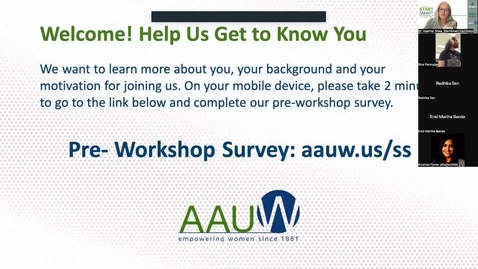 Thumbnail for AAUW Start Smart for Graduate Students