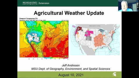 Thumbnail for Agricultural weather forecast for August 10, 2021