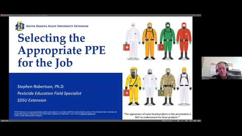 Thumbnail for 2026 Mar 2_Stephen Robertson_ _Selecting the Appropriate PPE for your Applications
