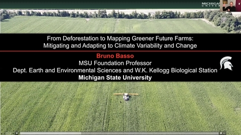Thumbnail for Climate Science Series: Climate Change Impacts on Agriculture and Natural Resources. February 23, 2021. KBS K-12 Partnership