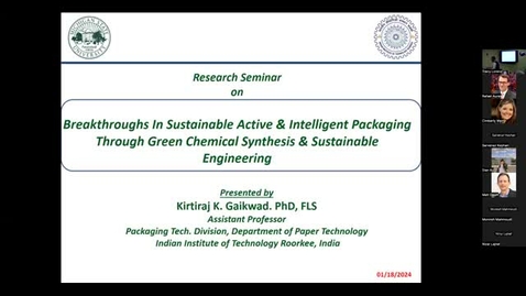 Thumbnail for Dr. Kirtiraj GAIKWAD - Research Seminar