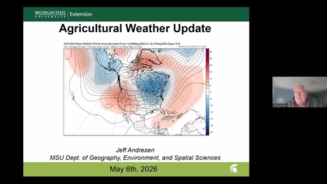 Thumbnail for Agricultural Weather Outlook for May 6, 2026