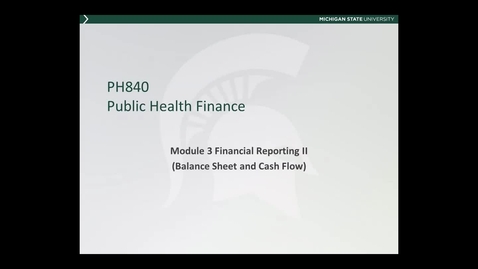 Thumbnail for Module 3 Financial Reporting II