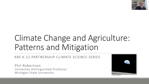 Thumbnail for Climate Science Series: Carbon Sequestration in Agricultural Systems. February 9, 2021. KBS K-12 Partnership