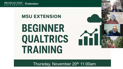 Thumbnail for Beginner Qualtrics Training