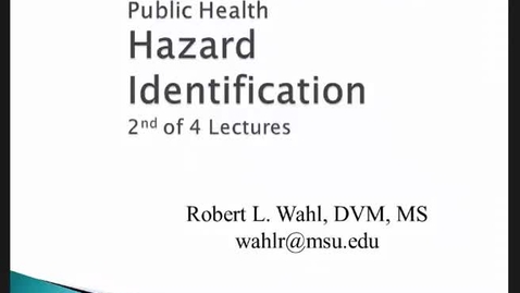 Thumbnail for HM816 Modules-3-4-Hazard-Identification-Lecture-2
