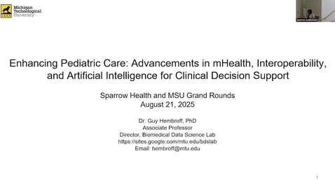Thumbnail for Enhancing Pediatric Care: Advancements in mHealth, Interoperability, and Artificial Intelligence for Clinical Decision Support