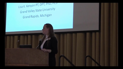 Thumbnail for EmPOWERment: Power mobility training for individuals with multiple, severe disabilities Lisa Kenyon, PhD