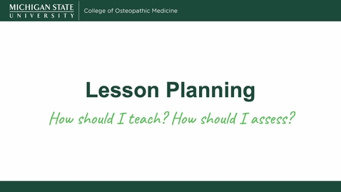 Thumbnail for Lesson Planning: What Methods Should I Use?