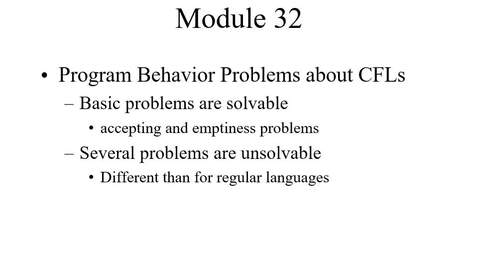 Thumbnail for Module32-CFLDecisionProblems