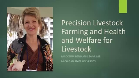 Thumbnail for New MSU Livstock Research and Precision Technology: Madonna Benjamin