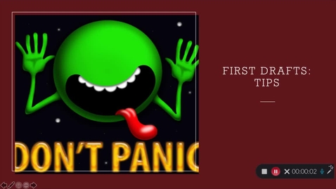 Thumbnail for First Draft Tips