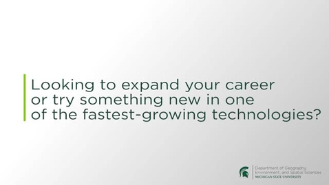 Thumbnail for onGEO: What is the Professional Certificate in GIS?