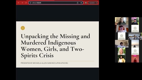 Thumbnail for Unpacking the Missing and Murdered Indigenous Women and Two-Spirits Crisis - Women*s History Month 2022