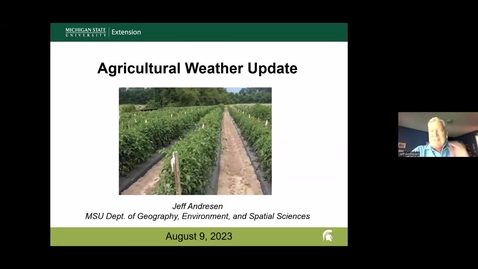 Thumbnail for Agricultural Weather Update - August 9, 2023