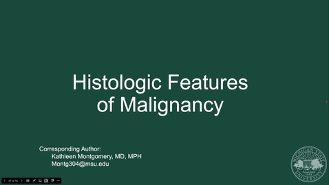 Thumbnail for HPL Week 26 PLM - Histologic Features of Malignancy