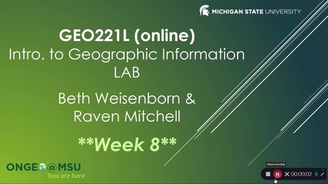 Thumbnail for Week 8 Notes (SS22 GEO 221LAB, section 730)