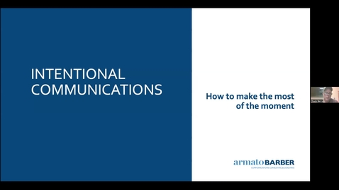 Thumbnail for Intentional Communications: How to Make the Most of the Moment