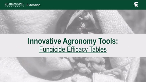 Thumbnail for Innovative Agronomy Tools: Fungicide Efficacy Tables