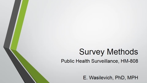 Thumbnail for SurveyMethods