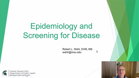 Thumbnail for PH 803 Module 11 Epidemiology and Screening for Disease