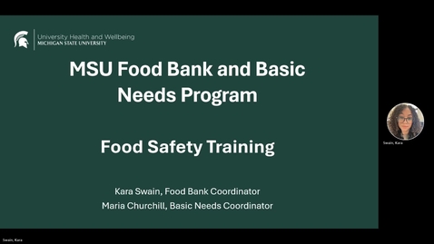 Thumbnail for Food Safety Training - Spring 2026