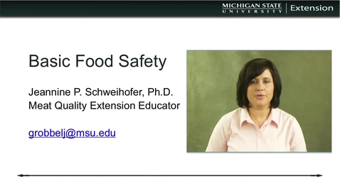 Thumbnail for 02 Basic Food Safety