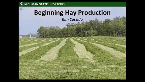Thumbnail for Hay Production  