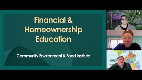 Thumbnail for Support Staff Training Series: Financial and Homeownership Education with Teagen Lefere